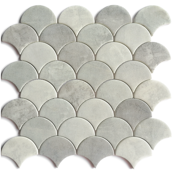 This recycled glass tile combines the cement tile look and the durability of glass. These tiles are made of recycled glass, offering a durable and sustainable option for your home. The colors reflect the look and texture of cement, bringing a pure, spacious feeling to any room. You could use glass mosaics anywhere since they are water-resistant and easy to clean! These tiles are a perfect choice for areas with high moisture. Recycled glass mosaic will greatly improve your shower walls, floors, or a steam room. Recycled glass tiles include hundreds of different high temperature inkjet printings, glossy / glazed / frosted / antislip (grained) surfaces, sizes and patterens. Please contact us to check our over 1000 recycled glass mosaic items. This series of mosaic tiles are made by Xmosaics Foshan factory, your reliable supplier of qulity mosaic tiles.