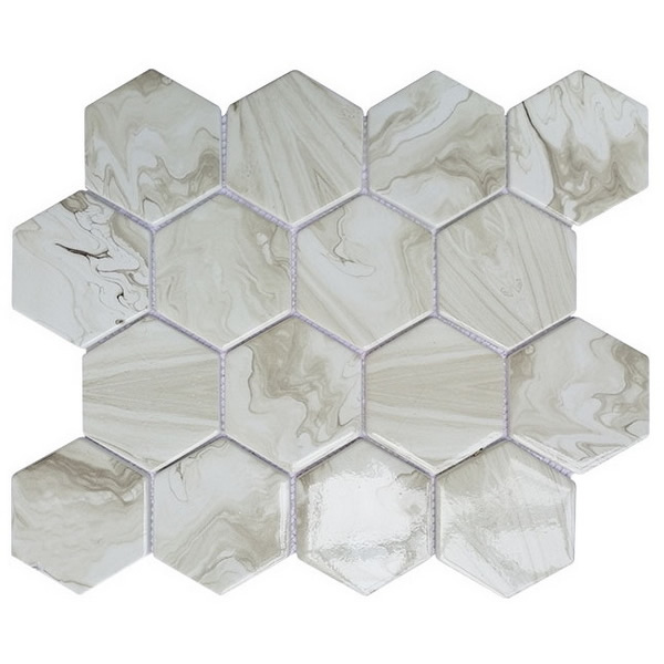 Recycled glass mosaic tile can be used for all your improvement needs from interior to exterior, residential to commercial surface including: kitchen backsplash, bathroom wall and floor, Shower Floor or Wall, Pool & Spa. Our recycled glass tiles are customizable, including hundreds of different high temperature inkjet printings, a wide range of colors, glossy / glazed / frosted / antislip (grained) surfaces, sizes and patterens. Please contact us to find out more. This series of mosaic tiles are made by Xmosaics Foshan factory, your reliable supplier of mosaic tiles.