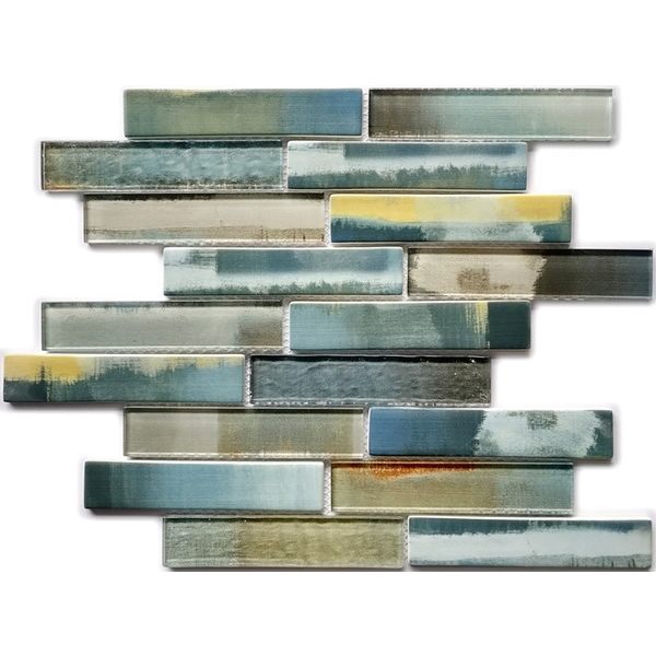 a combination of recycled glass mosaic tile and high temperature inkjet printed glass mosaic. this random tile can be used for all your improvement needs from interior to exterior. Our tiles are customizable, including hundreds of different high temperature inkjet printings, a wide range of colors, glossy / glazed / frosted / antislip (grained) surfaces, sizes and patterens. Please contact us to find out more. This series of random tiles are made by Xmosaics Foshan factory, your reliable supplier of mosaic tiles.