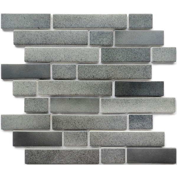 recycled glass mosaic tile can be used for all your improvement needs from interior to exterior. Our recycled glass tiles are customizable, including hundreds of different high temperature inkjet printings, a wide range of colors, glossy / glazed / frosted / antislip (grained) surfaces, sizes and patterens. Please contact us to find out more. This series of random tiles are made by Xmosaics Foshan factory, your reliable supplier of mosaic tiles.