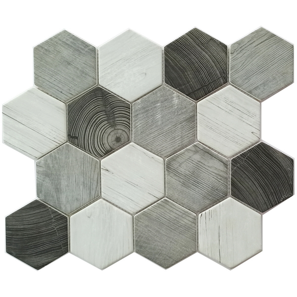 Recycled glass mosaic tile can be used for all your improvement needs from interior to exterior, residential to commercial surface including: kitchen backsplash, bathroom wall and floor, Shower Floor or Wall, Pool & Spa. Our recycled glass tiles are customizable, including hundreds of different high temperature inkjet printings, a wide range of colors, glossy / glazed / frosted / antislip (grained) surfaces, sizes and patterens. Please contact us to find out more. This series of mosaic tiles are made by Xmosaics Foshan factory, your reliable supplier of mosaic tiles.