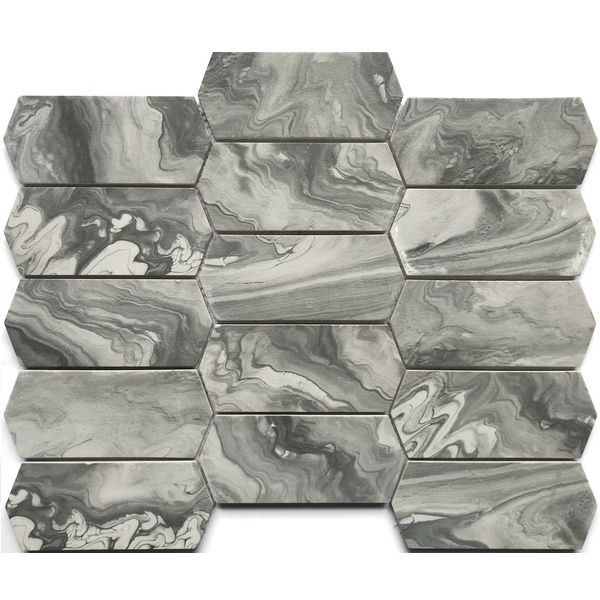 This recycled glass mosaic tile combines natural stone look and the durability of glass, offering a durable and sustainable option for your home. The colors reflect the look and texture of stone, bringing a pure, spacious feeling to any room. You could use glass mosaics anywhere since they are water-resistant and easy to clean! These tiles are a perfect choice for areas with high moisture. Recycled glass mosaic tiles will greatly improve your shower walls, floors, or a steam room. Recycled glass tiles include hundreds of different high temperature inkjet printings, glossy / glazed / frosted / antislip (grained) surfaces, sizes and patterens. Please contact us to check our over 1000 recycled glass mosaic items. This series of mosaic tiles are made by Xmosaics Foshan factory, your reliable supplier of qulity mosaic tiles.