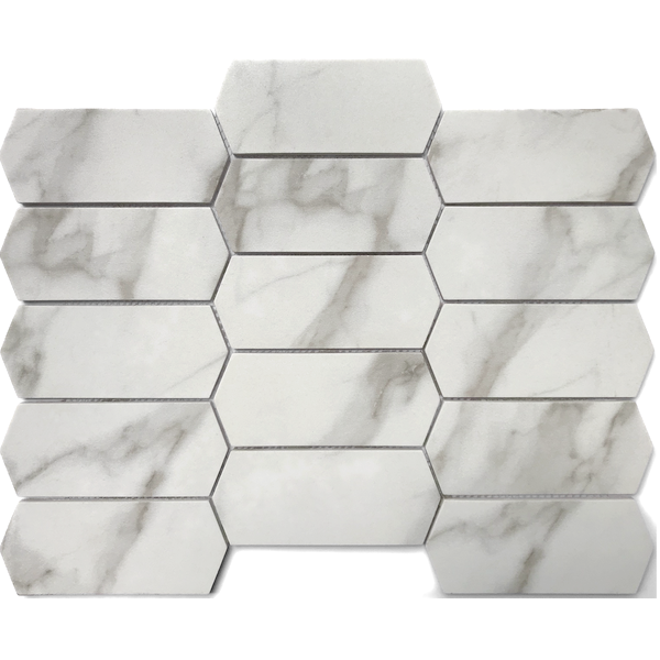 This recycled glass mosaic tile combines white stone look and the durability of glass, offering a durable and sustainable option for your home. The colors reflect the look and texture of stone, bringing a pure, spacious feeling to any room. You could use glass mosaics anywhere since they are water-resistant and easy to clean! These tiles are a perfect choice for areas with high moisture. Recycled glass mosaic tiles will greatly improve your shower walls, floors, or a steam room. Recycled glass tiles include hundreds of different high temperature inkjet printings, glossy / glazed / frosted / antislip (grained) surfaces, sizes and patterens. Please contact us to check our over 1000 recycled glass mosaic items. This series of mosaic tiles are made by Xmosaics Foshan factory, your reliable supplier of qulity mosaic tiles.