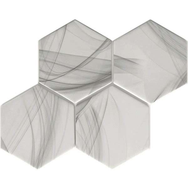our 6 inch large size hexagon recycled glass mosaic tile can be used for all your improvement needs from interior to exterior. Our recycled glass tiles are customizable, including hundreds of different high temperature inkjet printings, a wide range of colors, glossy / glazed / frosted / antislip (grained) surfaces, sizes and patterens. Please contact us to find out more. This series of mosaic tiles are made by Xmosaics Foshan factory, your reliable supplier of mosaic tiles.