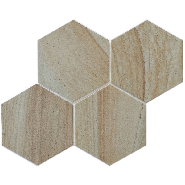 our 6 inch large size hexagon recycled glass mosaic tile can be used for all your improvement needs from interior to exterior. Our recycled glass tiles are customizable, including hundreds of different high temperature inkjet printings, a wide range of colors, glossy / glazed / frosted / antislip (grained) surfaces, sizes and patterens. Please contact us to find out more. This series of mosaic tiles are made by Xmosaics Foshan factory, your reliable supplier of mosaic tiles.