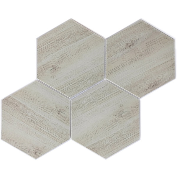 our 6 inch large size hexagon recycled glass mosaic tile can be used for all your improvement needs from interior to exterior. Our recycled glass tiles are customizable, including hundreds of different high temperature inkjet printings, a wide range of colors, glossy / glazed / frosted / antislip (grained) surfaces, sizes and patterens. Please contact us to find out more. This series of mosaic tiles are made by Xmosaics Foshan factory, your reliable supplier of mosaic tiles.