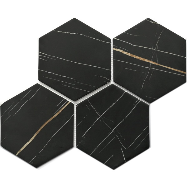 our 6 inch large size hexagon recycled glass mosaic tile can be used for all your improvement needs from interior to exterior. Our recycled glass tiles are customizable, including hundreds of different high temperature inkjet printings, a wide range of colors, glossy / glazed / frosted / antislip (grained) surfaces, sizes and patterens. Please contact us to find out more. This series of mosaic tiles are made by Xmosaics Foshan factory, your reliable supplier of mosaic tiles.